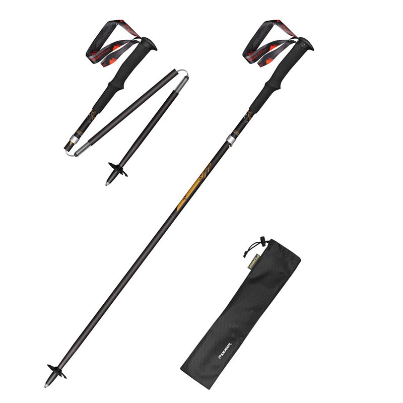 Trekking Pole Carbon - %99 Karbon Fiber Katlanır Baston Ultra