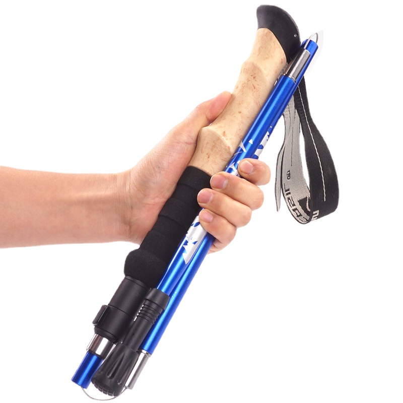 Trekking Pole Carbon - Karbon Fiber 5 Bölümlü Ultra Hafif