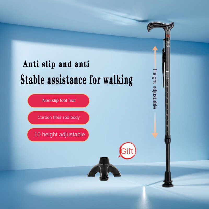 Trekking Pole Carbon - Ultra Hafif Karbon Fiber Teleskopik Baston,