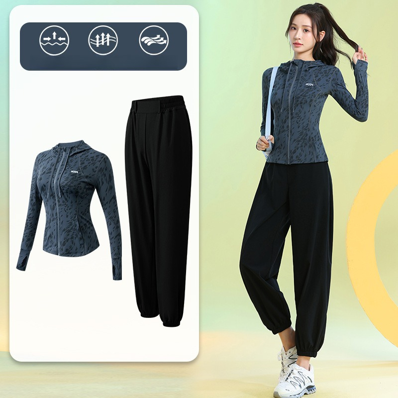 Running Gear For Women - Kadın Koşu Takımları Uzun Kollu Çiçek