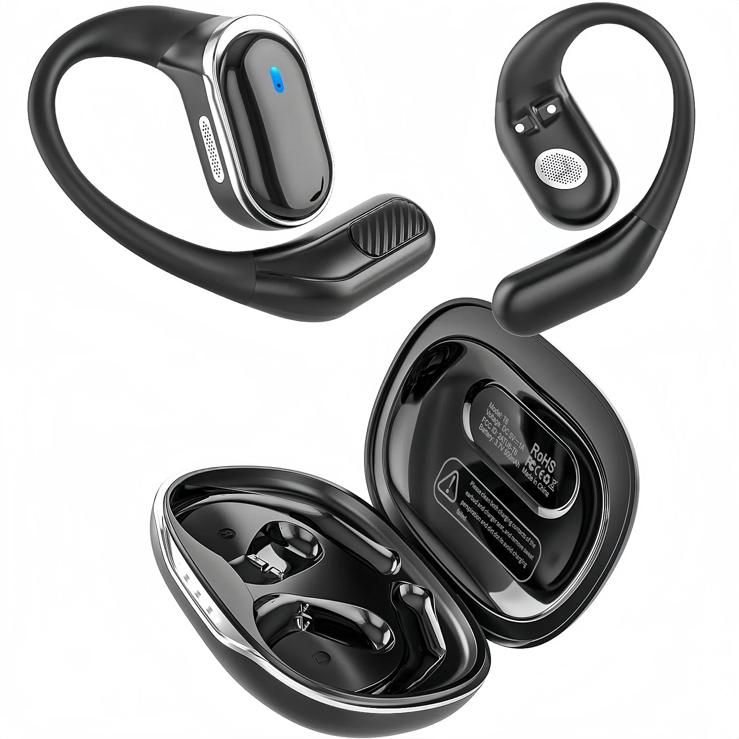 Earphone Sport Hook - Bluetooth Kulaklık Kablosuz Kulaklık Mikrofonlu Hava