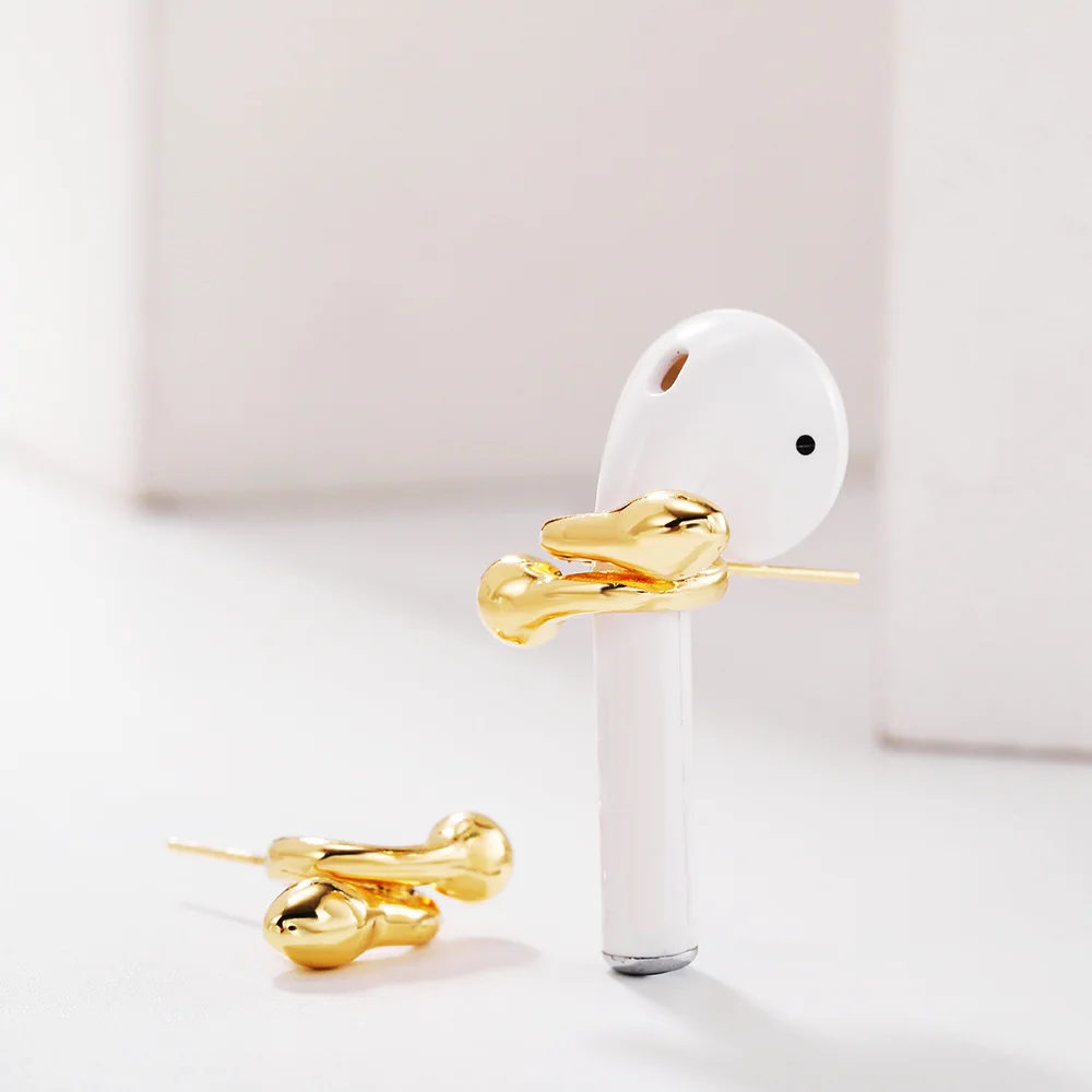 Anti-kayıp küpe altın kayış ka - Earphone Sport Hook incelemesi ve fiyatı