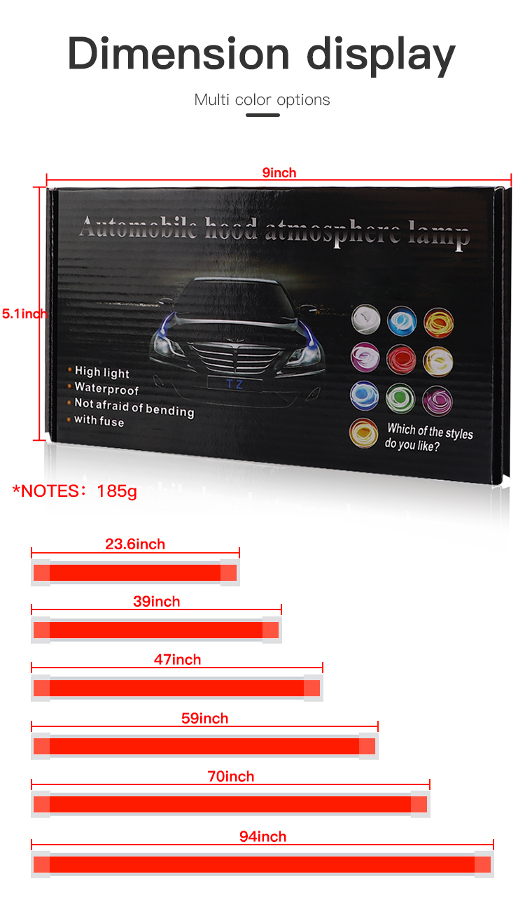 12V Beyaz Araba Kaputu Işık Şe - Running Headlamp Led incelemesi ve fiyatı