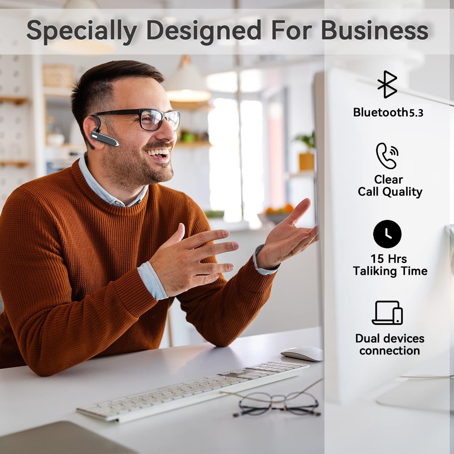 YENI Bluetooth V6.1 Sürücü Kul - Earphone Sport Hook incelemesi ve fiyatı