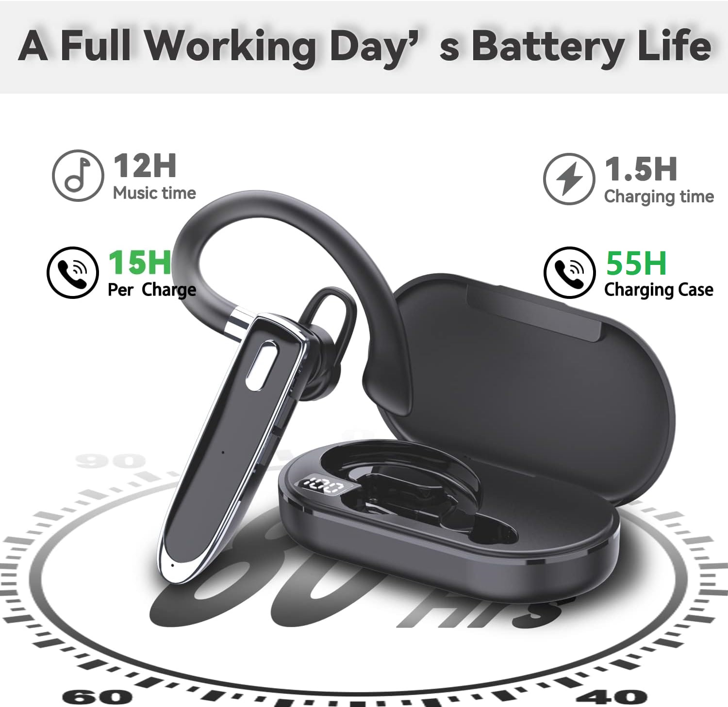YENI Bluetooth V6.1 Sürücü Kul - Earphone Sport Hook incelemesi ve fiyatı