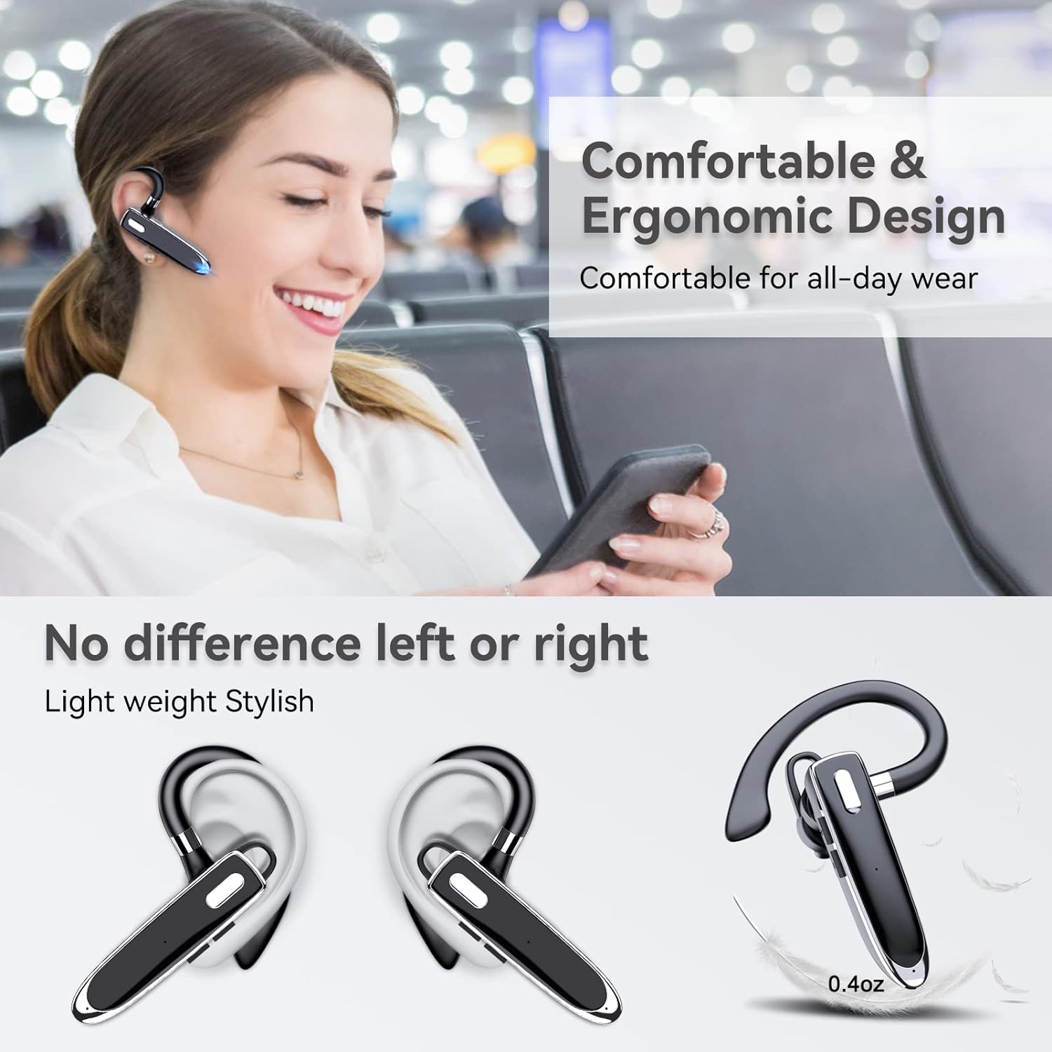 YENI Bluetooth V6.1 Sürücü Kul - Earphone Sport Hook incelemesi ve fiyatı