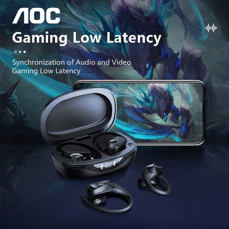 AOC Spor Kulaklık Kablosuz Blu - Earphone Sport Hook incelemesi ve fiyatı