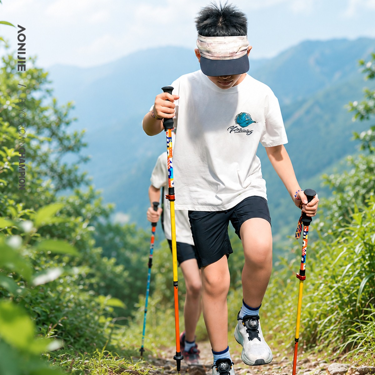 2 ADET AONIJIE E4245 Çocuklar  - Trekking Pole Carbon incelemesi ve fiyatı