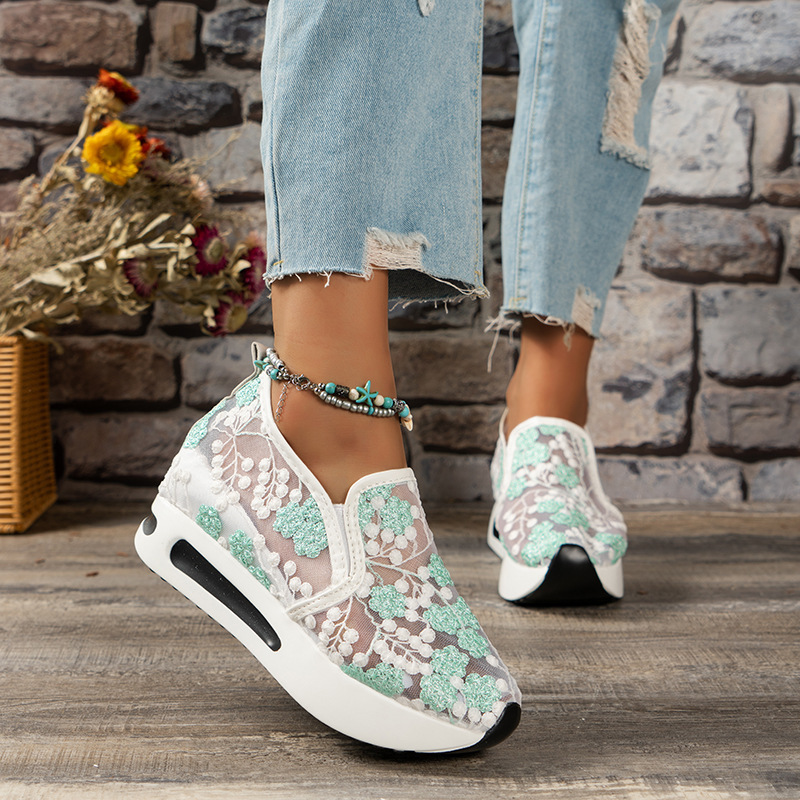 Dantel düz platform kadın spor - Running Gear For Women incelemesi ve fiyatı
